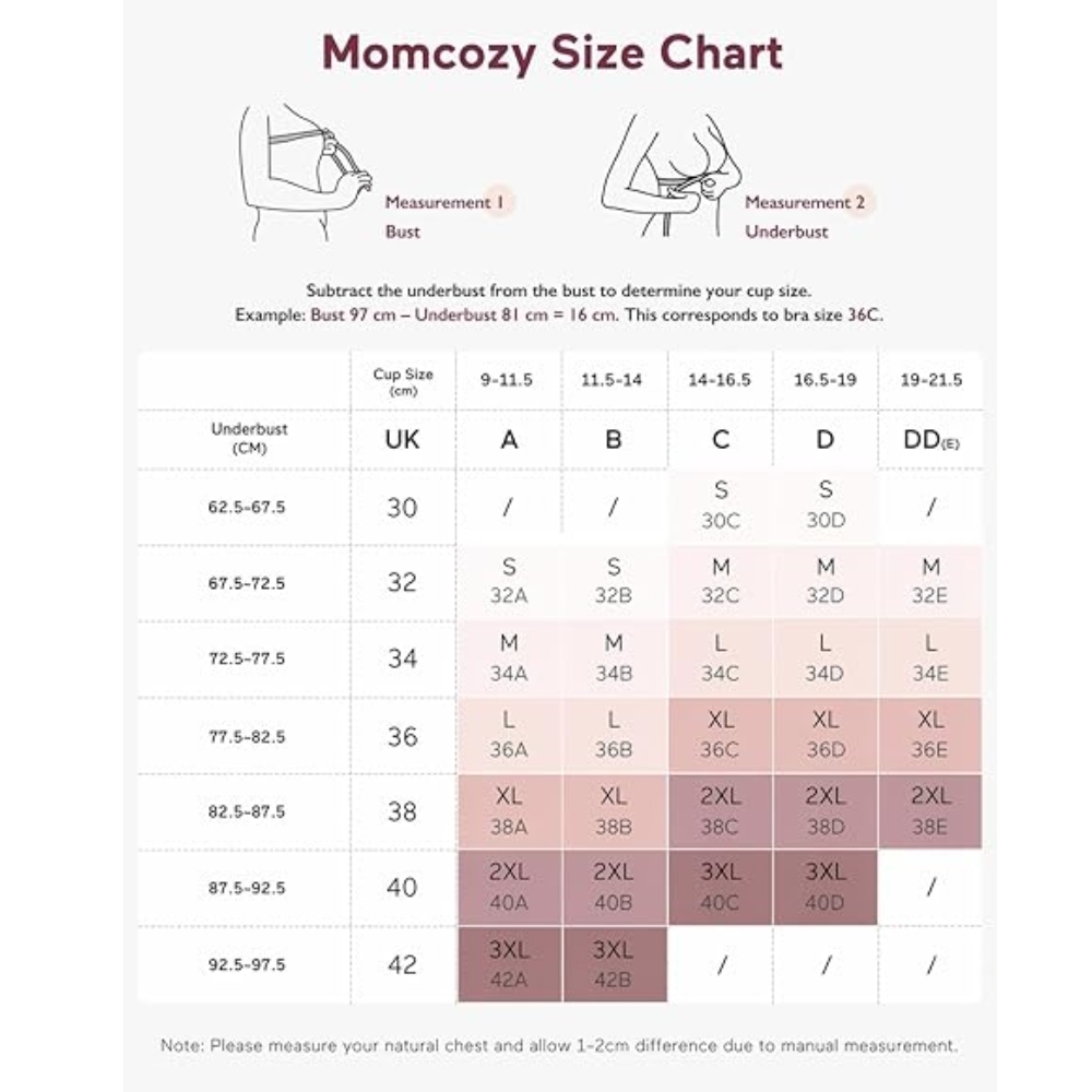 MOMCOZY CLASSIC ULTRA SOFT NURSING BRA - BEIGE L บราให้นม เสื้อในให้นม เนื้อผ้านุ่มพิเศษ สำหรับคุณแม่ตั้งครรภ์และให้นมบุตร - Image 7