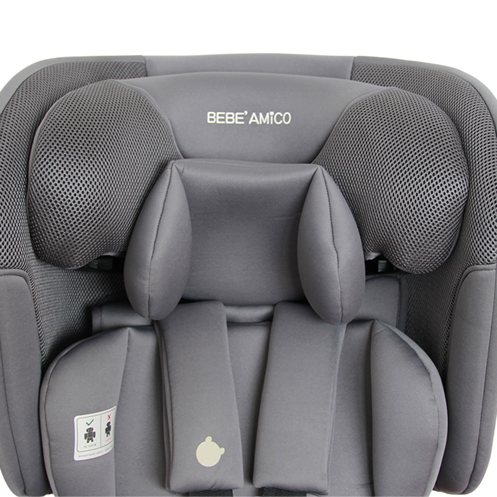 BEBE AMICO EVERGROW I-SIZE CARSEAT - GREY คาร์ซีทระดับพรีเมียม - Image 3