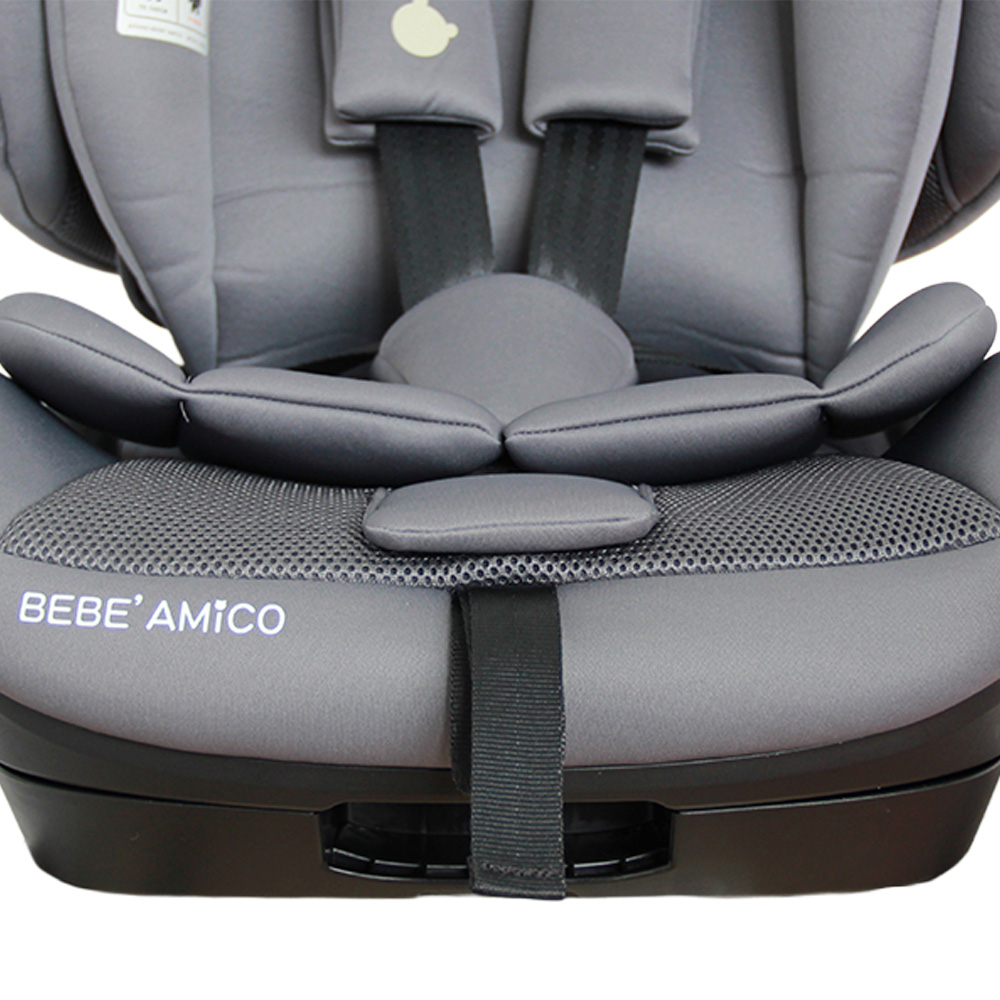 BEBE AMICO EVERGROW I-SIZE CARSEAT - GREY คาร์ซีทระดับพรีเมียม - Image 5