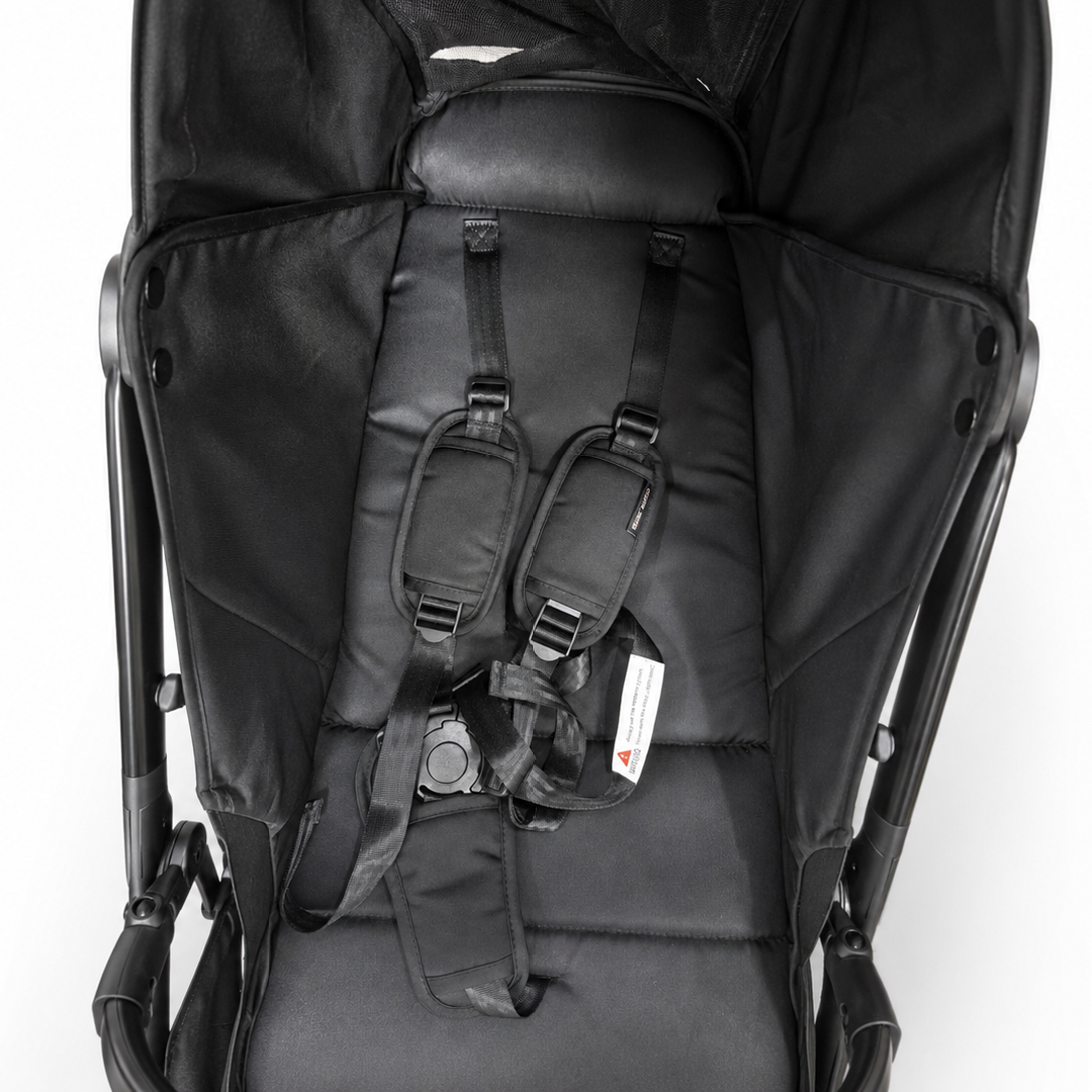 BEBE AMICO MARCO STROLLER - BLACK รถเข็นเด็กพรีเมียมสไตล์อิตาลี - Image 4