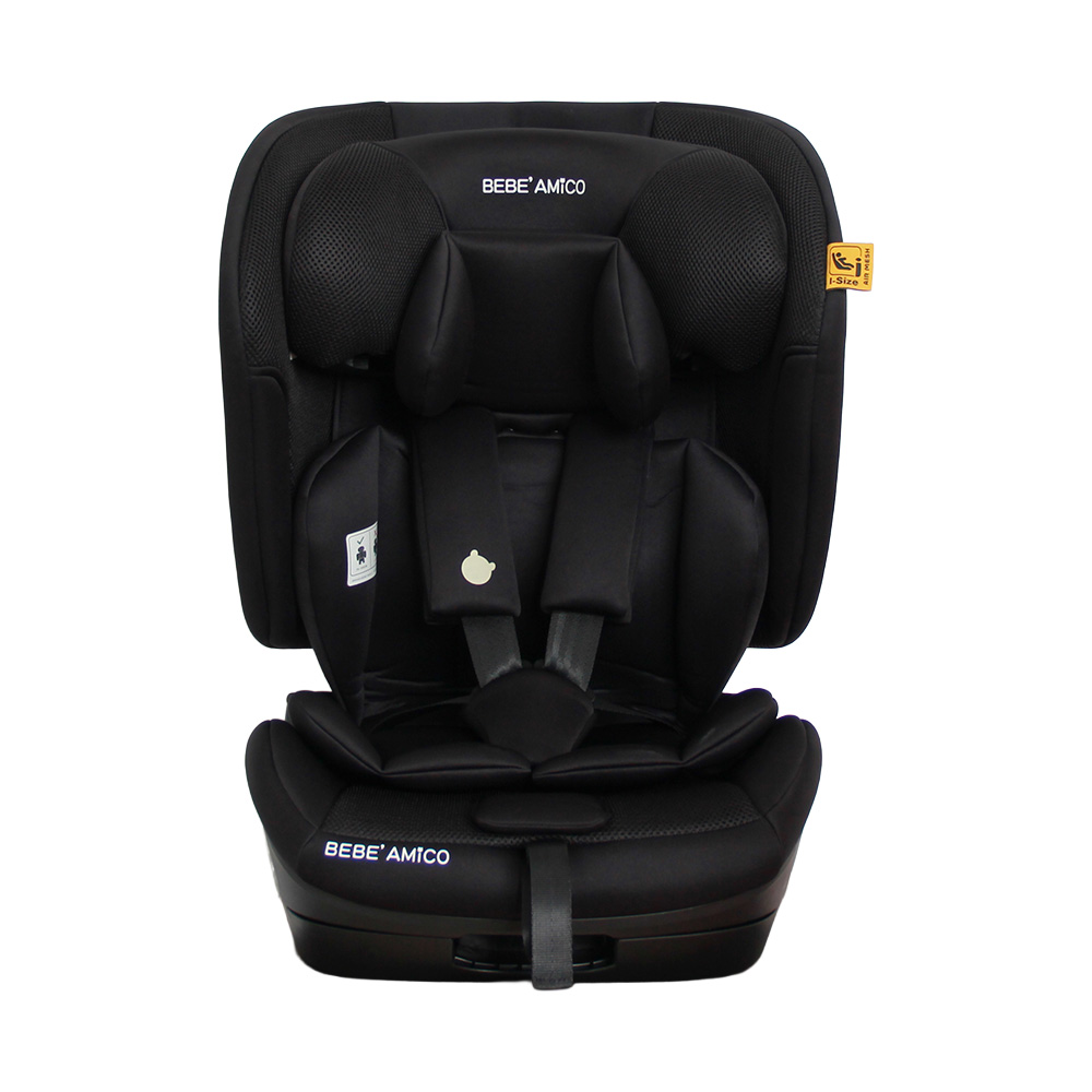 BEBE AMICO EVERGROW I-SIZE CARSEAT - BLACK คาร์ซีทระดับพรีเมียม