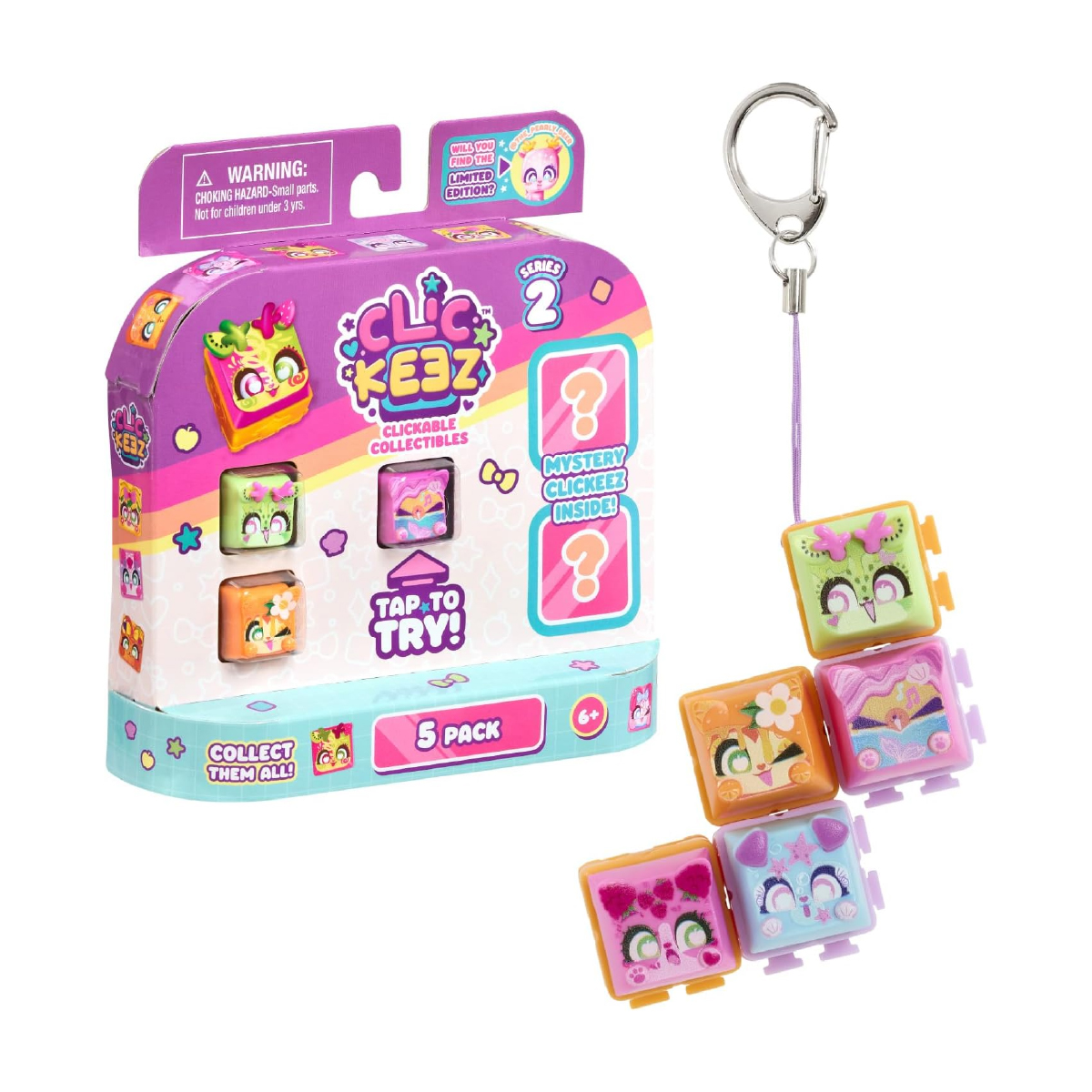 CLICKEEZ S2 5PACK ASST.ของเล่นปุ่มคีย์บอร์ดเดี่ยว