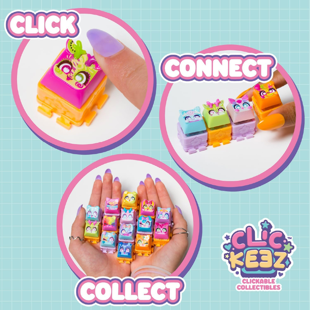 CLICKEEZ S2 5PACK ASST.ของเล่นปุ่มคีย์บอร์ดเดี่ยว - Image 3