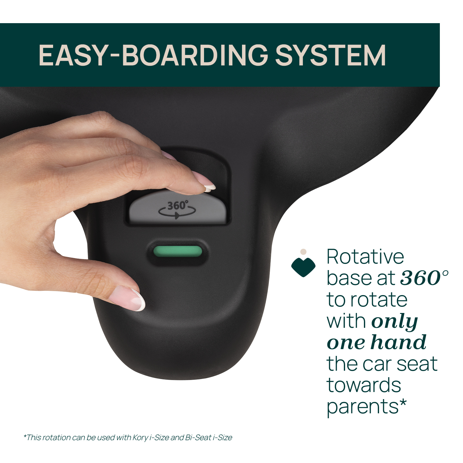 CHICCO FULL 360 I-SIZE BASE ฐานรองคาร์ซีทระบบ ISOFIX แบบหมุนได้ 360 องศา - Image 4