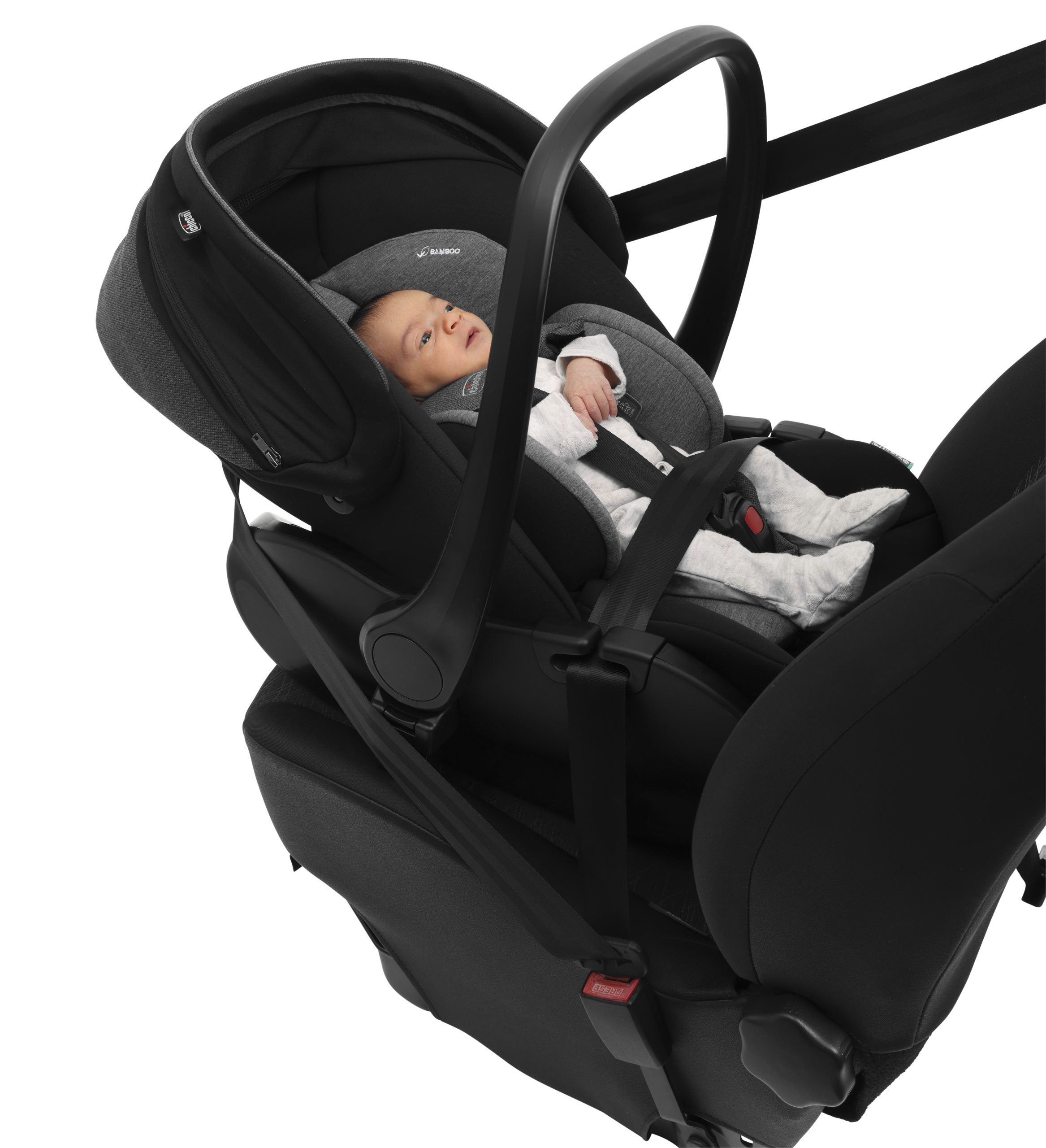 CHICCO FIRST SEAT RECLINE IS B.CAR SEAT BLACK S คาร์ซีทตะกร้าสำหรับเด็กแรกเกิด - Image 6