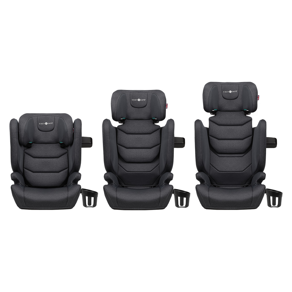 COZY N SAFE PORTLAND - SLATE คาร์ซีทแบบ High Back Booster สำหรับเด็กโต อายุประมาณ 4–12 ปี - Image 5