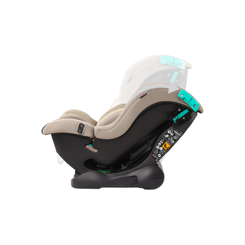 COZY N SAFE FITZROY + WITH A CUPHOLDER - ECRU คาร์ซีทมาตรฐาน R129 i-Size - Image 4