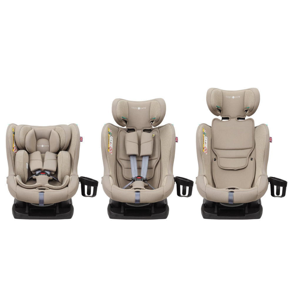 COZY N SAFE FITZROY + WITH A CUPHOLDER - ECRU คาร์ซีทมาตรฐาน R129 i-Size - Image 5
