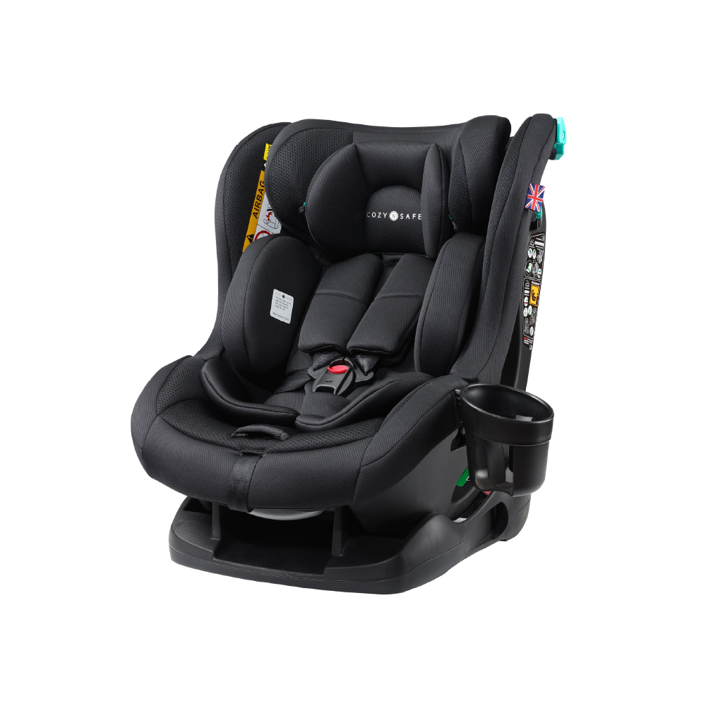COZY N SAFE FITZROY + WITH A CUPHOLDER - JET คาร์ซีทมาตรฐาน R129 i-Size