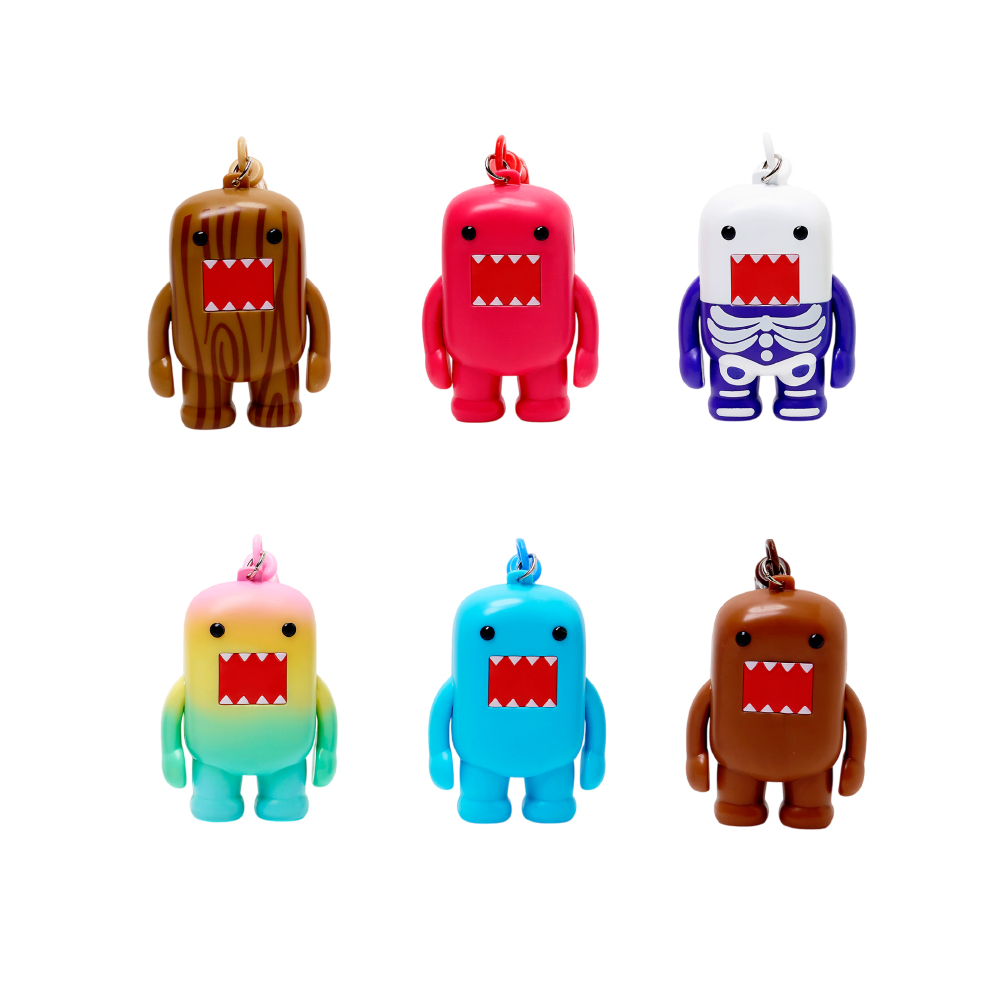 DOMO Plastic Clip-On Figure | ฟิกเกอร์ Domo พร้อมคลิปห้อยกระเป๋า - Image 2