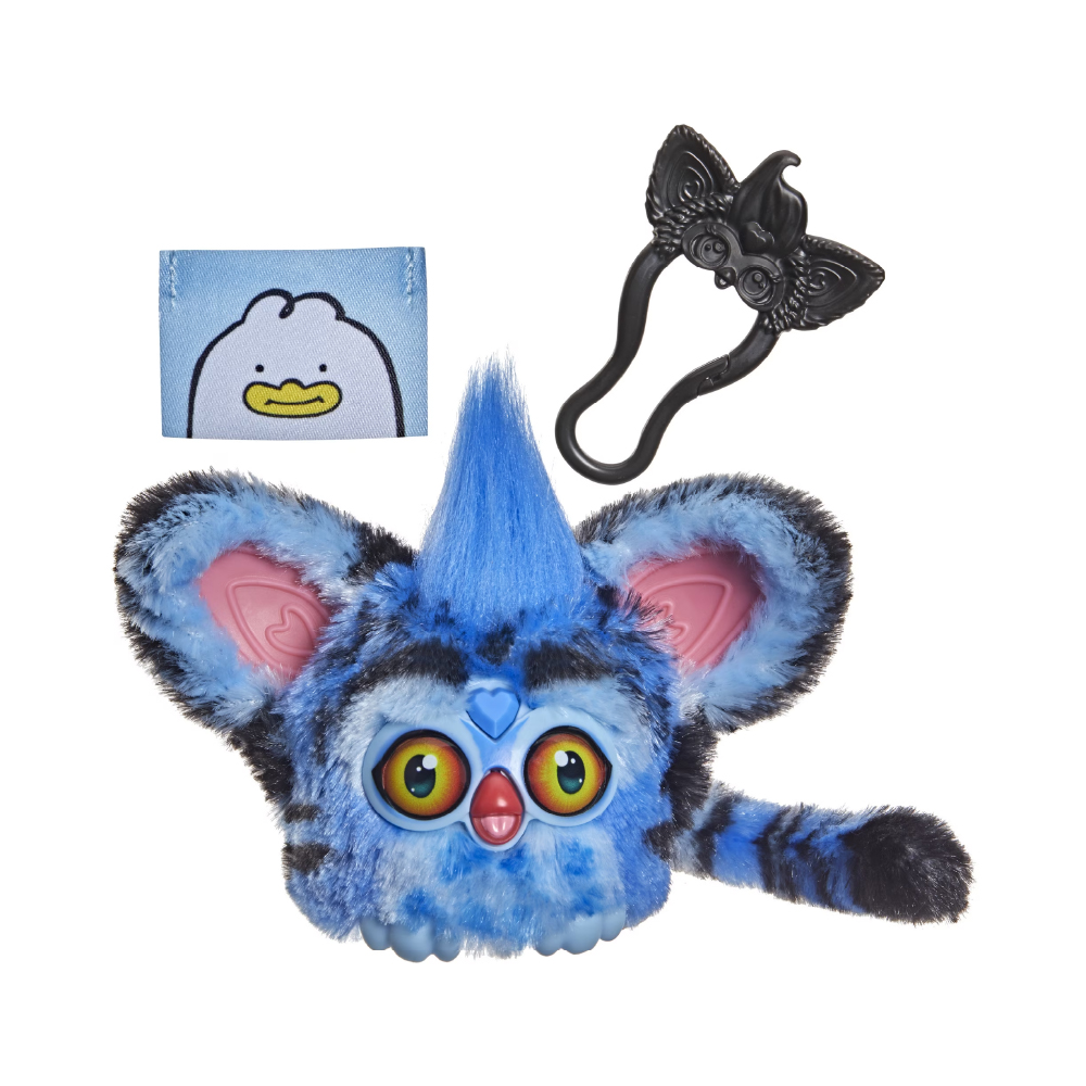 FURBY FURBLETS KPOP DEMON HUNTERS - DERPY TIGER ของเล่นขนาดพกพาพร้อมพวงกุญแจ - Image 3
