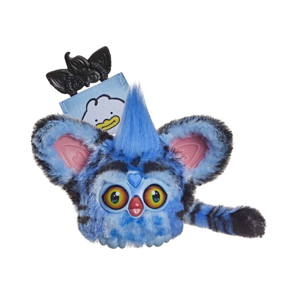 FURBY FURBLETS KPOP DEMON HUNTERS - DERPY TIGER ของเล่นขนาดพกพาพร้อมพวงกุญแจ - Image 4