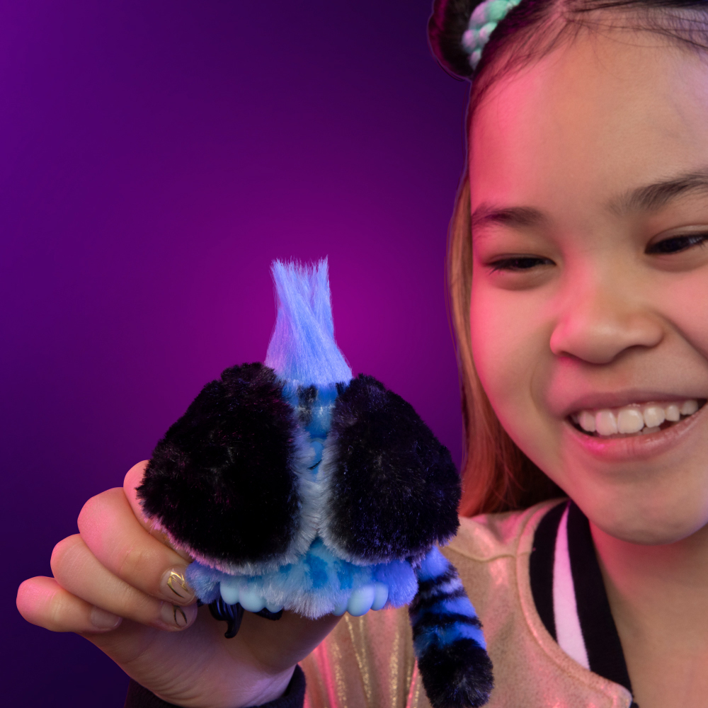FURBY FURBLETS KPOP DEMON HUNTERS - DERPY TIGER ของเล่นขนาดพกพาพร้อมพวงกุญแจ - Image 6