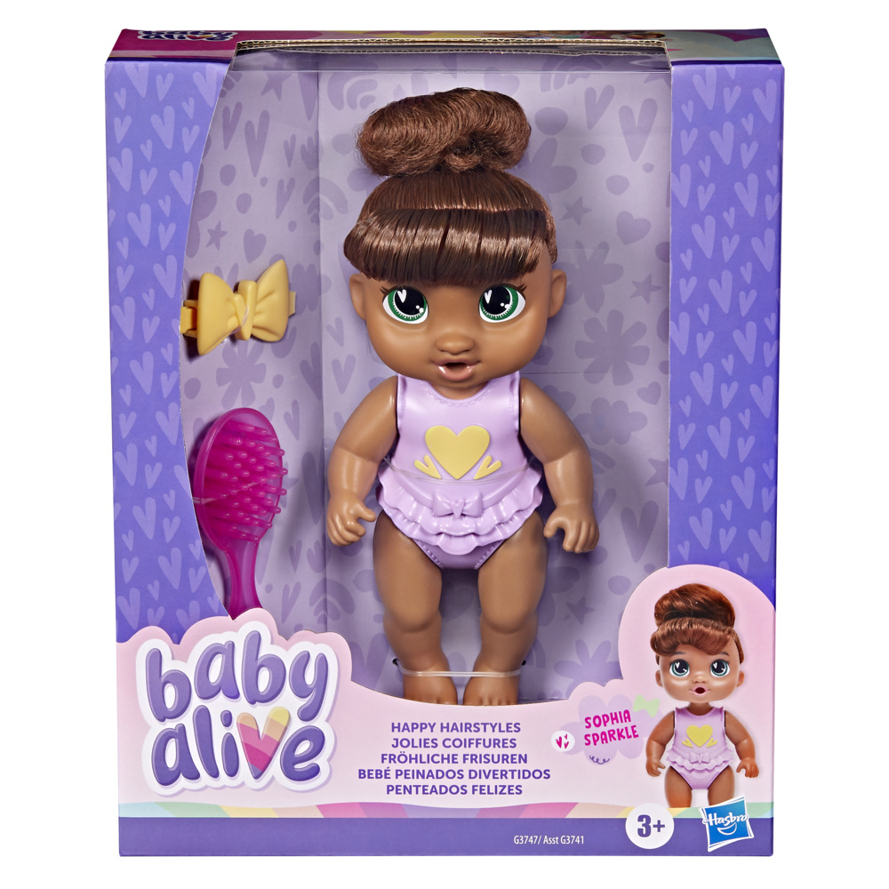 BABY ALIVE HAPPY HAIRSTYLES - SOPHIA SPARKLE ตุ๊กตาเบบี้อไลฟ์
