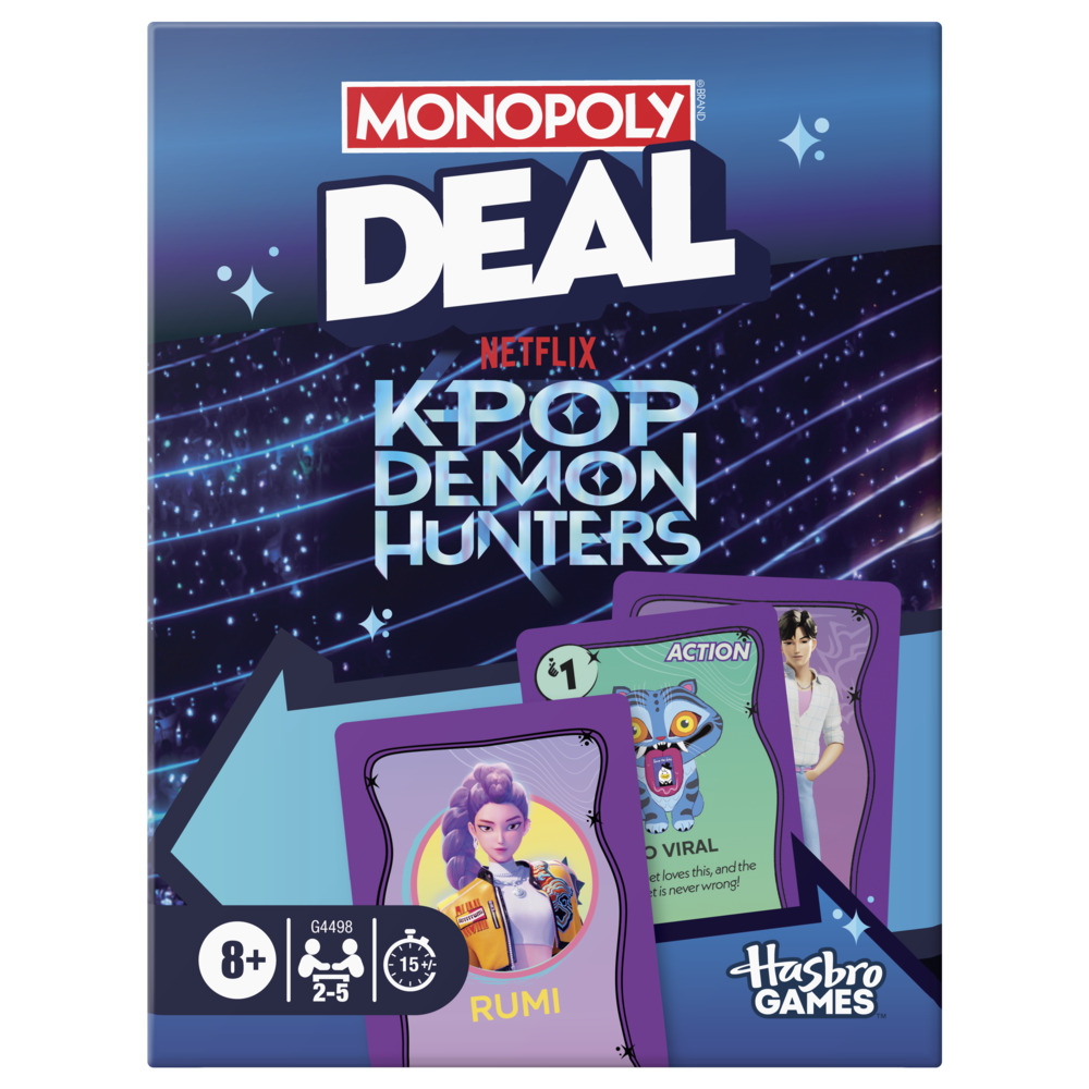 MONOPOLY DEAL KPOP DEMON HUNTERS เกมการ์ดสนุกฉบับลิขสิทธิ์แท้จากภาพยนตร์แอนิเมชัน