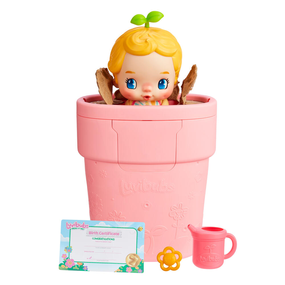 Luvibubs Doll ตุ๊กตาเด็กน้อยมหัศจรรย์ที่เติบโตจากกระถางดอกไม้ CHEERFUL CHARLIE - Image 6