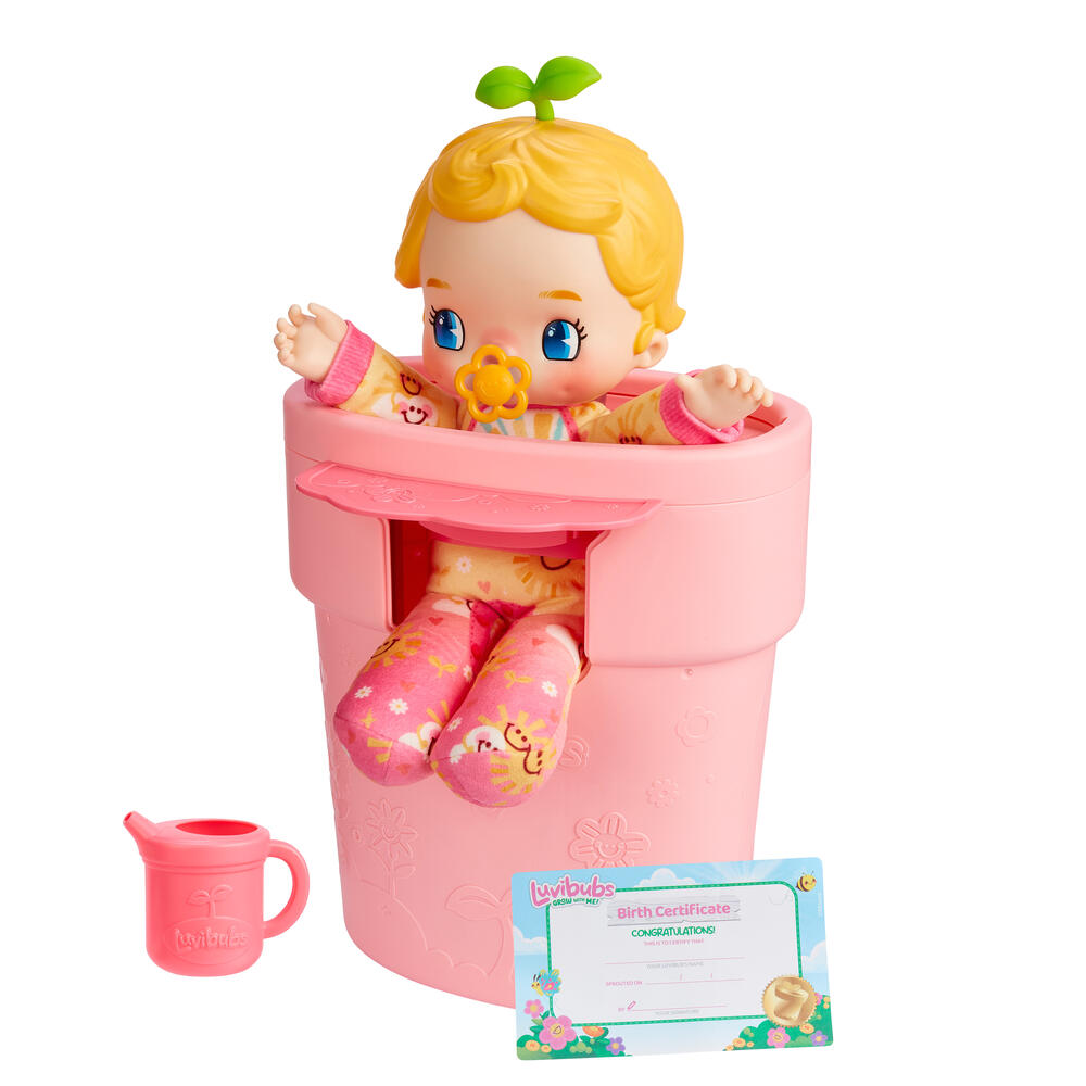 Luvibubs Doll ตุ๊กตาเด็กน้อยมหัศจรรย์ที่เติบโตจากกระถางดอกไม้ CHEERFUL CHARLIE - Image 7