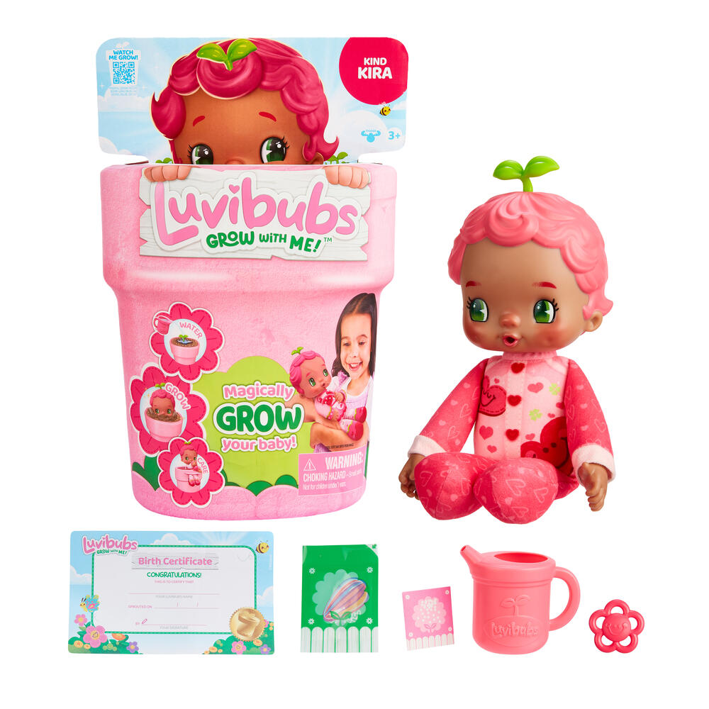 Luvibubs Doll ตุ๊กตาเด็กน้อยมหัศจรรย์ที่เติบโตจากกระถางดอกไม้ KIND KIRA