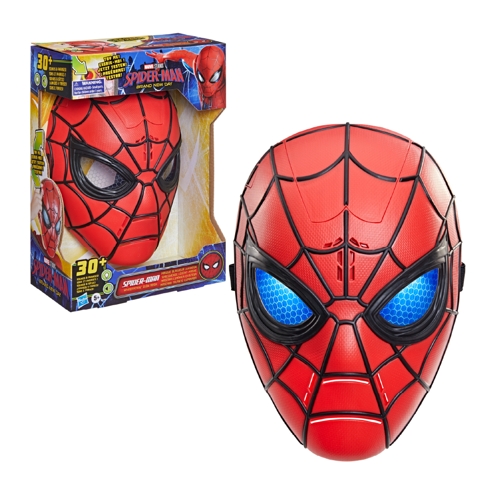SPIDER-MAN BRAND NEW DAY SPD WISECRACKIN GLOW MASK หน้ากากอิเล็กทรอนิกส์สุดเท่ - Image 2