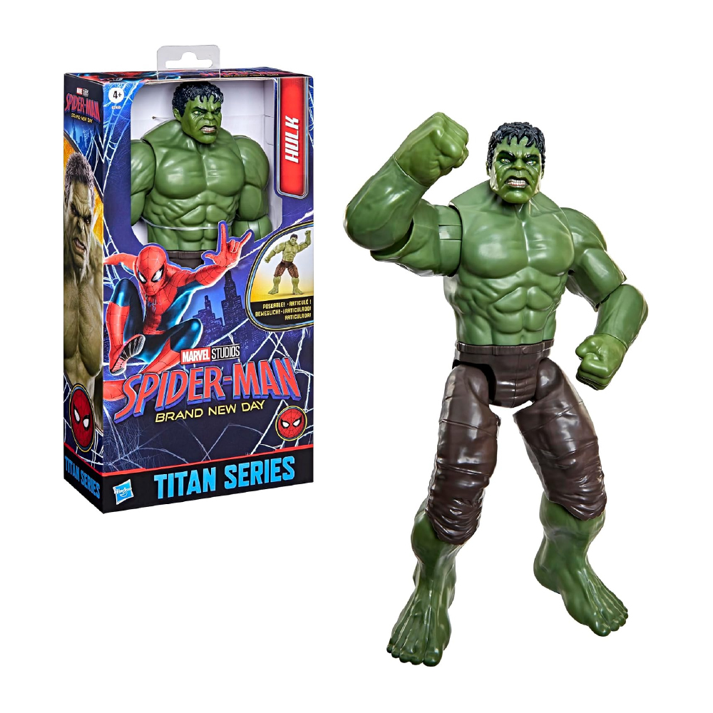 SPIDER-MAN BRAND NEW DAY TITAN SERIES FIGURE - HULK ฟิกเกอร์ขนาดใหญ่ทรงพลัง - Image 2
