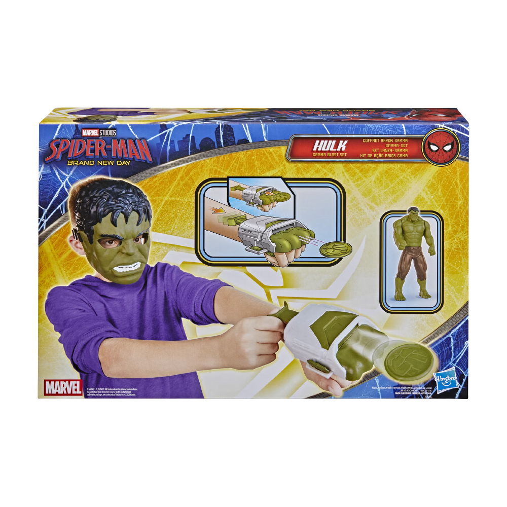SPIDER-MAN BRAND NEW DAY HULK GAMMA BLAST SET ชุดเล่นของเล่นจอมพลัง - Image 11