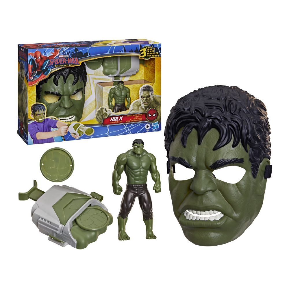 SPIDER-MAN BRAND NEW DAY HULK GAMMA BLAST SET ชุดเล่นของเล่นจอมพลัง
