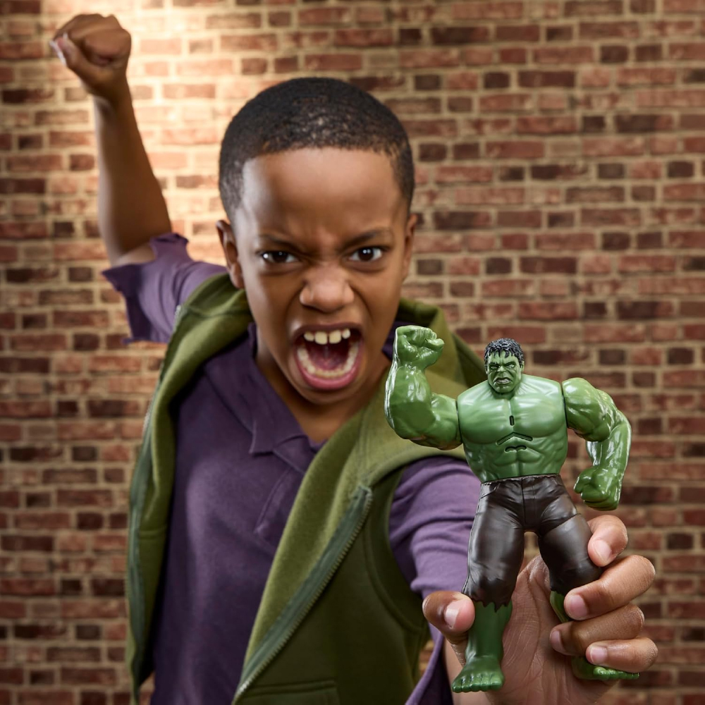 SPIDER-MAN BRAND NEW DAY ACTION FX - HULK FIGURE ฟิกเกอร์ฮัลค์ที่มาพร้อมฟังก์ชันเอฟเฟกต์เสียงการต่อสู้สุดกระหึ่ม - Image 8