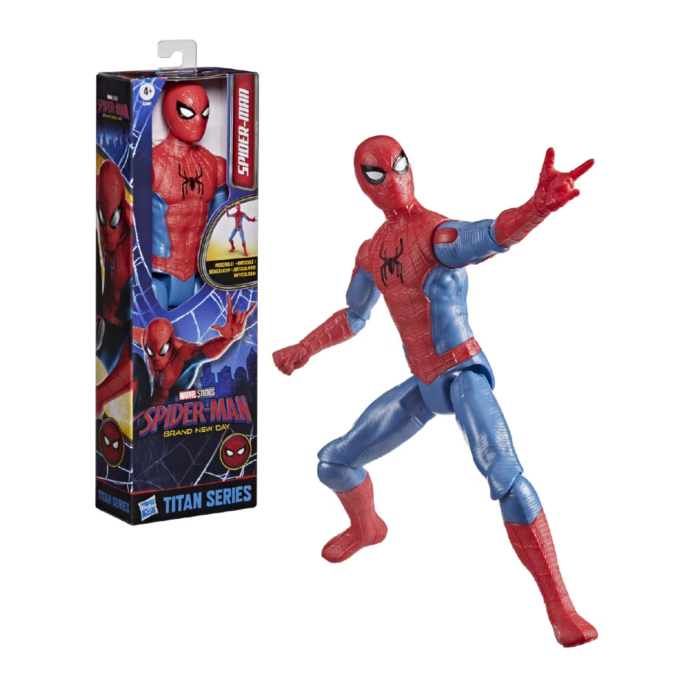 SPIDER-MAN BRAND NEW DAY TITAN SERIES FIGURE - SPIDERMAN ฟิกเกอร์ฮีโร่แมงมุมขนาดใหญ่ 12 นิ้ว - Image 2