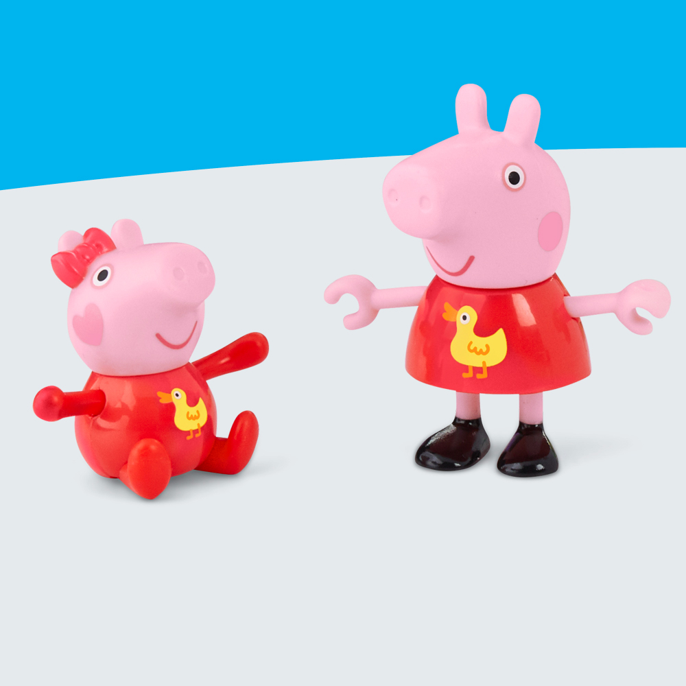 PEPPA PIG - PEPPA & EVIE'S PARK FUN ชุดเล่นของเล่นสุดน่ารักที่จะพาเด็กๆ ไปสัมผัสบรรยากาศความสนุกสนาน - Image 7