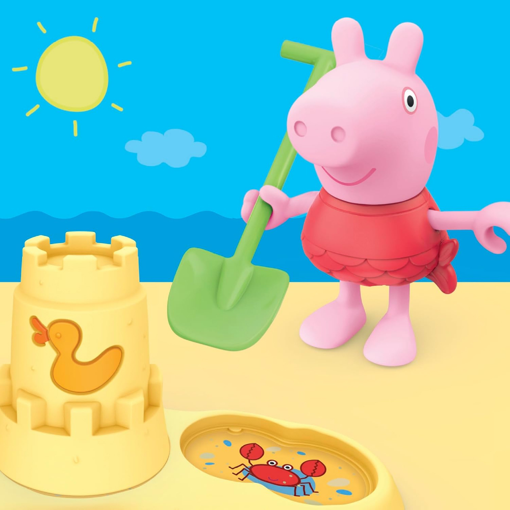 PEPPA PIG - PIG SIBLINGS BEACH DAY ชุดของเล่น - Image 4