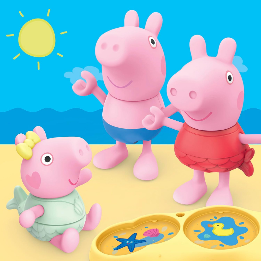 PEPPA PIG - PIG SIBLINGS BEACH DAY ชุดของเล่น - Image 5