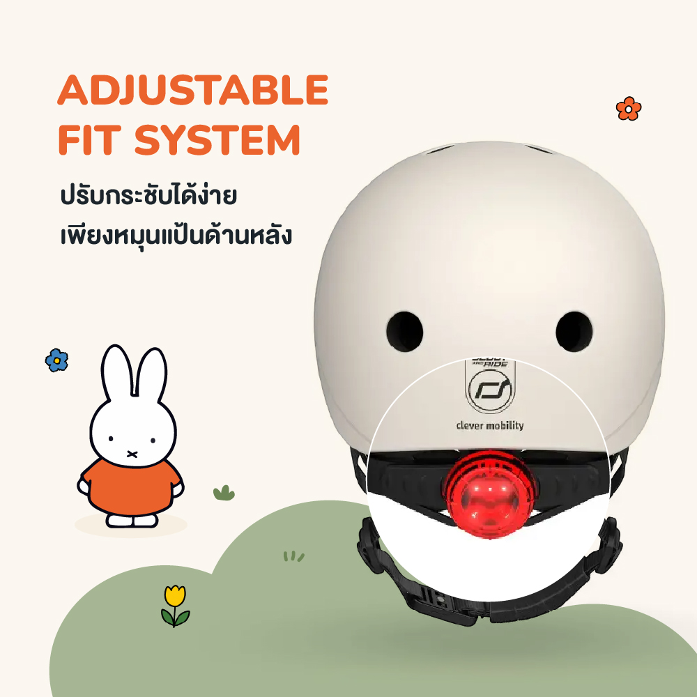 SCOOT & RIDE HELMET XS-S - MIFFY หมวกกันน็อก ไซส์ XS-S MIFFY Special Edition - Image 3