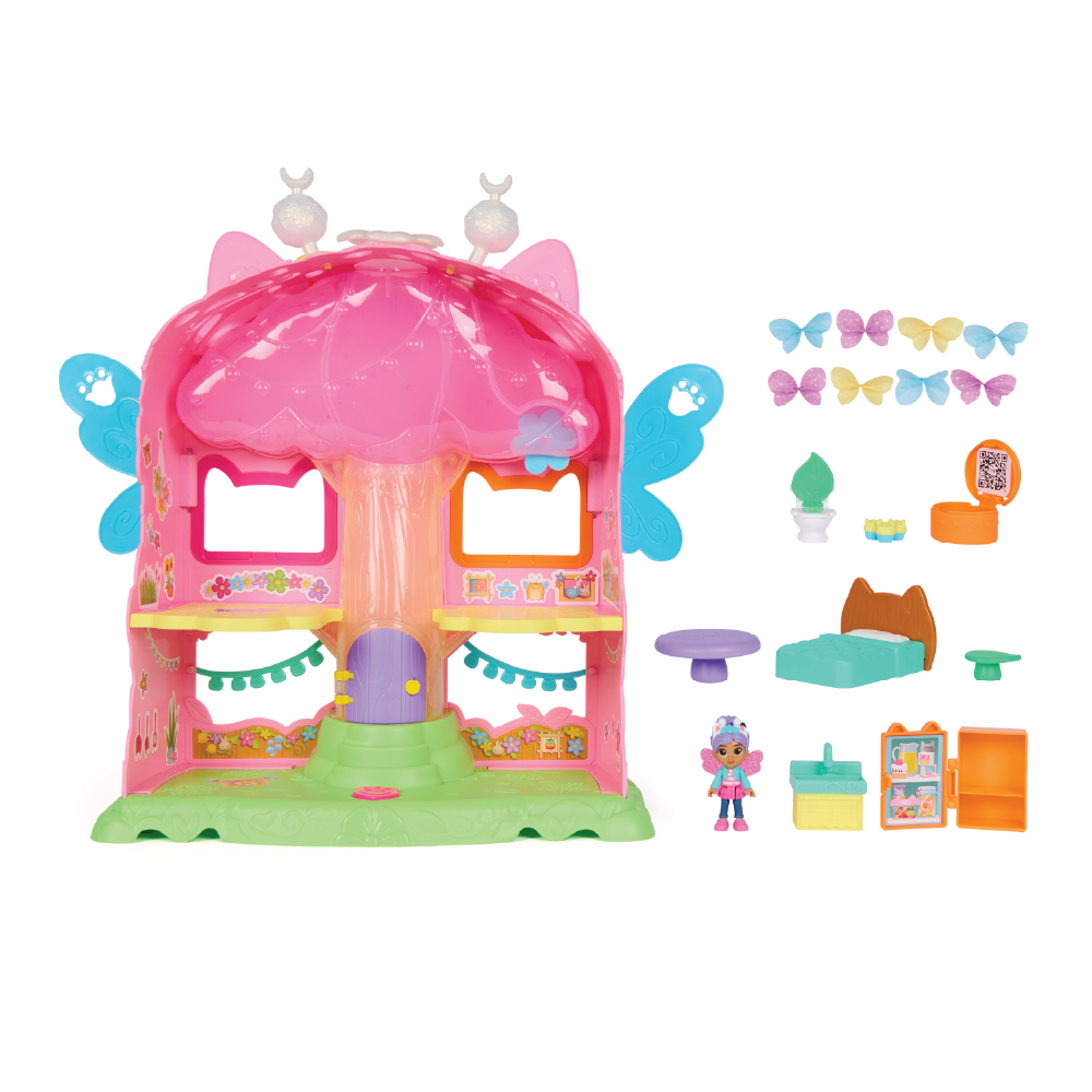 GABBY'S DOLLHOUSE FAIRYLANDIA FLUTTER MAGIC FAIRY PLAYSET ชุดของเล่น - Image 2