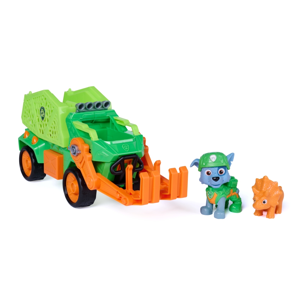 PAW PATROL THE DINO MOVIE DINO RESCUE RECYCLER - ROCKY ฟิกเกอร์รถของเล่น - Image 2