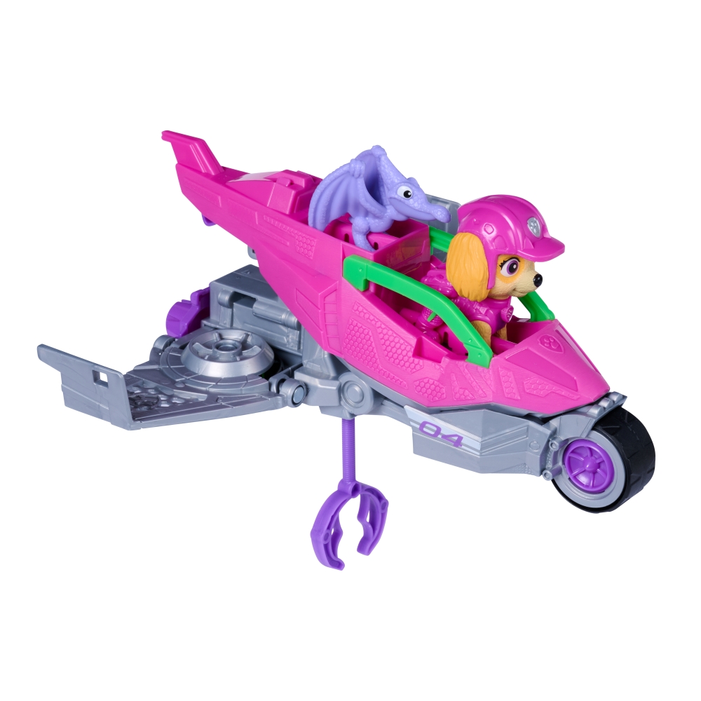 PAW PATROL THE DINO MOVIE DINO RESCUE JET - SKYE ฟิกเกอร์รถของเล่น - Image 4