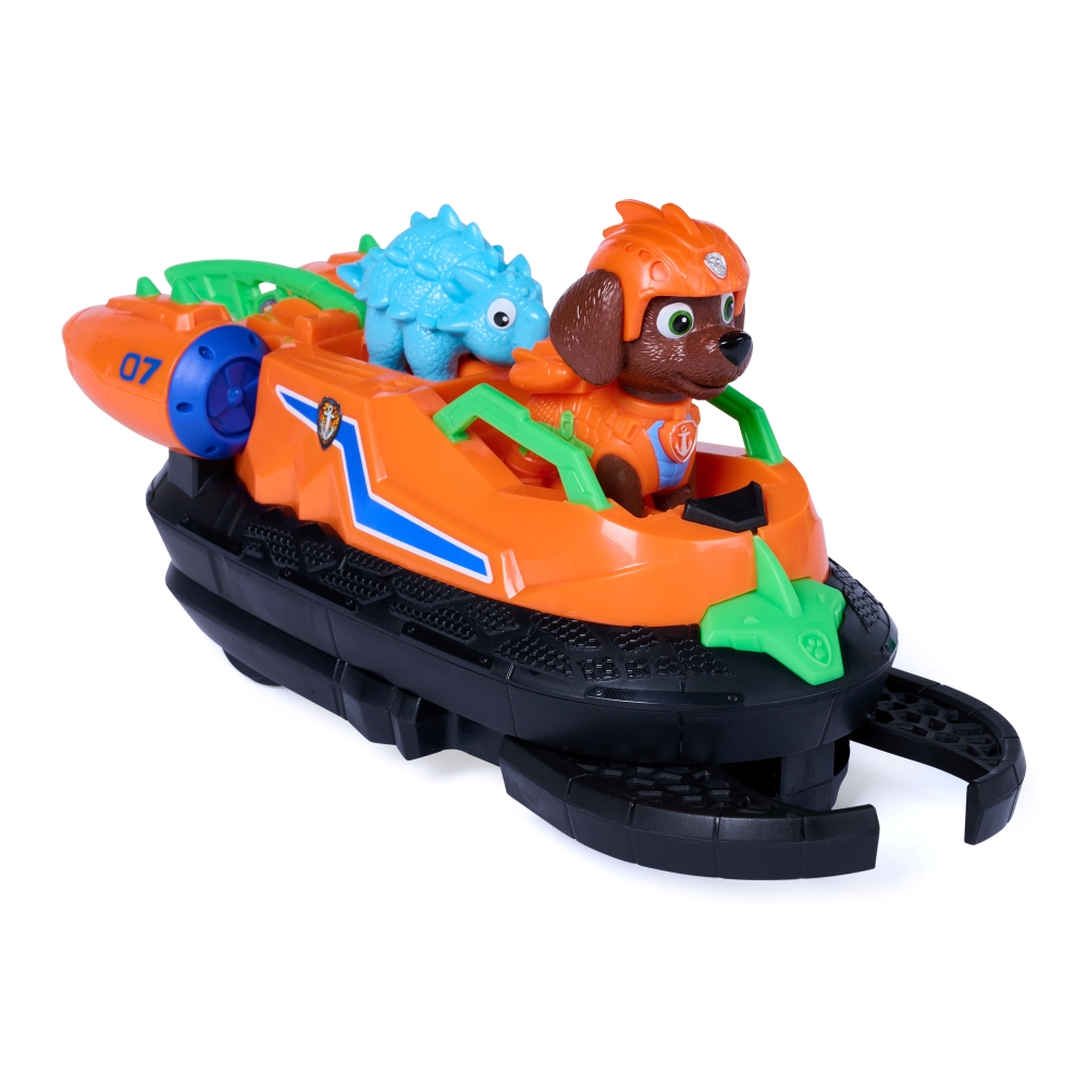 PAW PATROL THE DINO MOVIE DINO RESCUE HOVERCRAFT - ZUMA ฟิกเกอร์รถของเล่น - Image 4