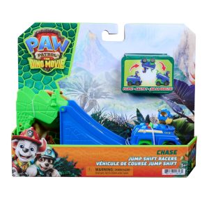 PAW PATROL THE DINO MOVIE JUMP SHIFT RACERS - CHASE ของเล่นรถฟิกเกอร์