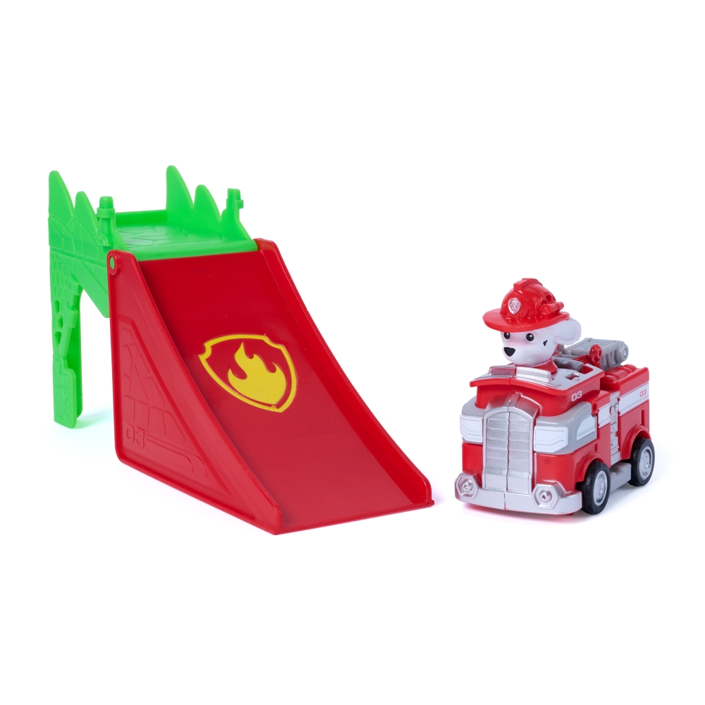 PAW PATROL THE DINO MOVIE JUMP SHIFT RACERS - MARSHALL ฟิกเกอร์รถของเล่น - Image 5
