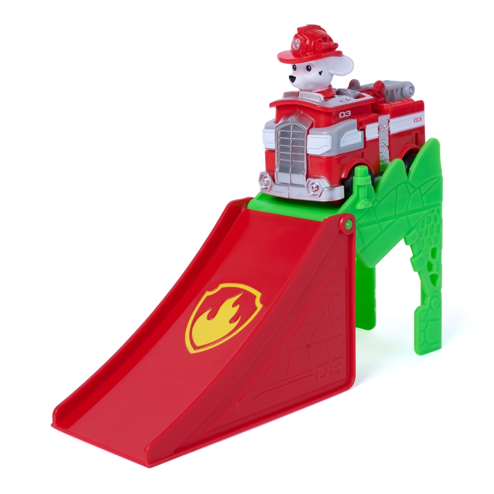 PAW PATROL THE DINO MOVIE JUMP SHIFT RACERS - MARSHALL ฟิกเกอร์รถของเล่น - Image 6