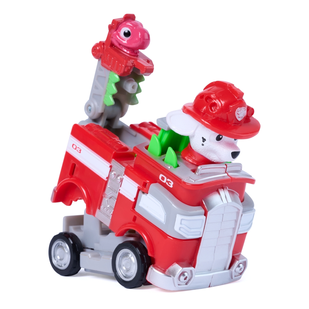 PAW PATROL THE DINO MOVIE JUMP SHIFT RACERS - MARSHALL ฟิกเกอร์รถของเล่น - Image 8