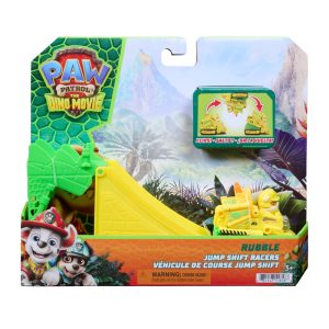 PAW PATROL THE DINO MOVIE JUMP SHIFT RACERS - RUBBLE ฟิกเกอร์รถของเล่น