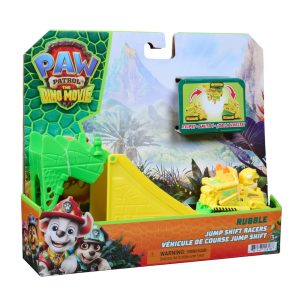 Alternative view of PAW PATROL THE DINO MOVIE JUMP SHIFT RACERS - RUBBLE ฟิกเกอร์รถของเล่น