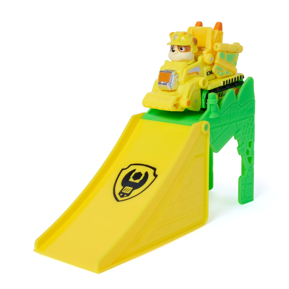 PAW PATROL THE DINO MOVIE JUMP SHIFT RACERS - RUBBLE ฟิกเกอร์รถของเล่น - Image 5