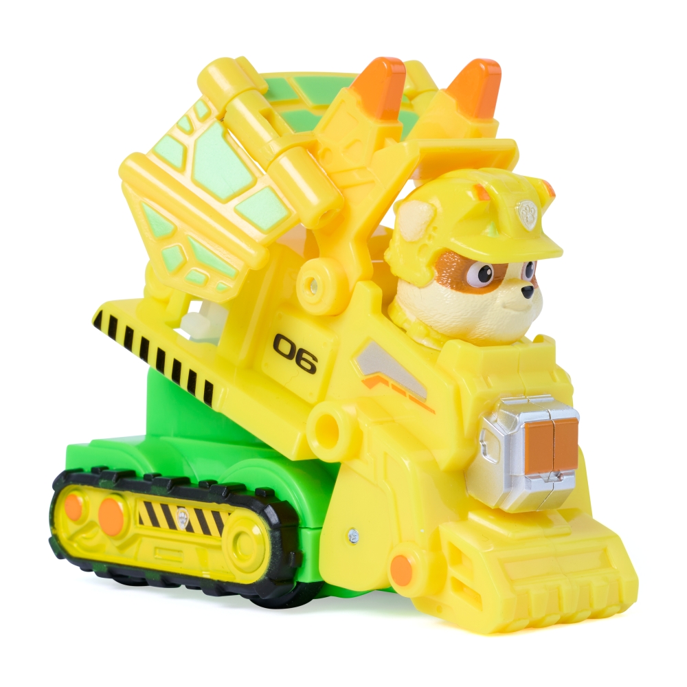 PAW PATROL THE DINO MOVIE JUMP SHIFT RACERS - RUBBLE ฟิกเกอร์รถของเล่น - Image 7