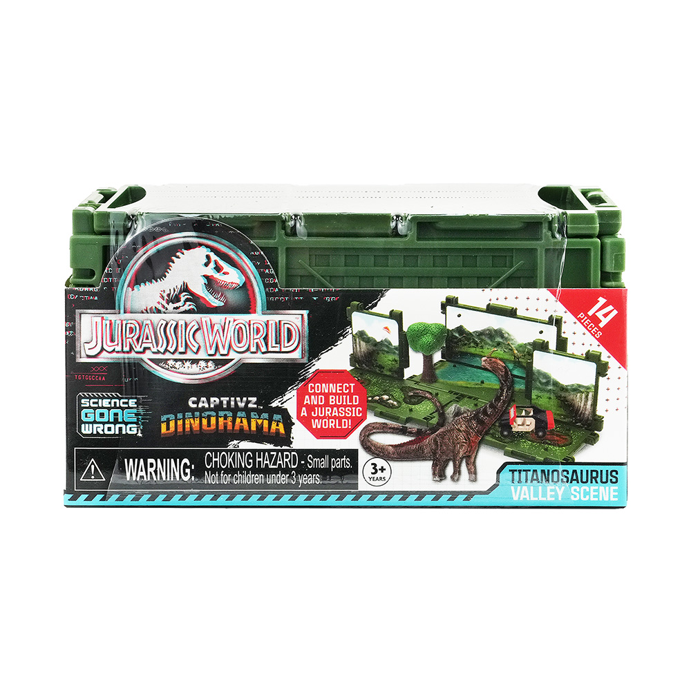 JURASSIC WORLD SCIENCE GONE WRONG TITANOSAURUS VALLEY SCENE ของเล่น - Image 2