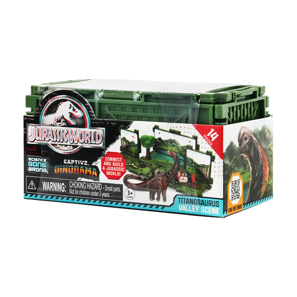 JURASSIC WORLD SCIENCE GONE WRONG TITANOSAURUS VALLEY SCENE ของเล่น - Image 3