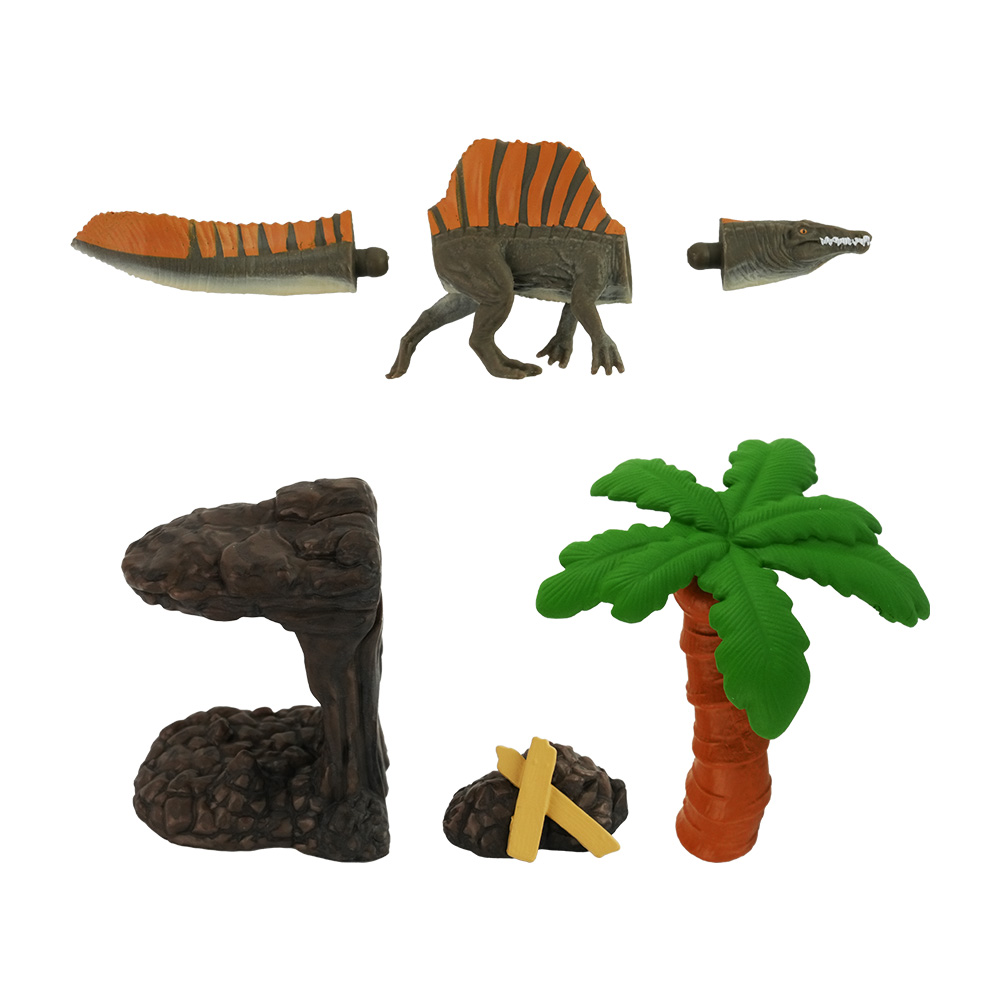 JURASSIC WORLD SCIENCE GONE WRONG SPINOSAURUS BEACH SCENE ชุดของเล่นพร้อมฉากจำลอง - Image 6
