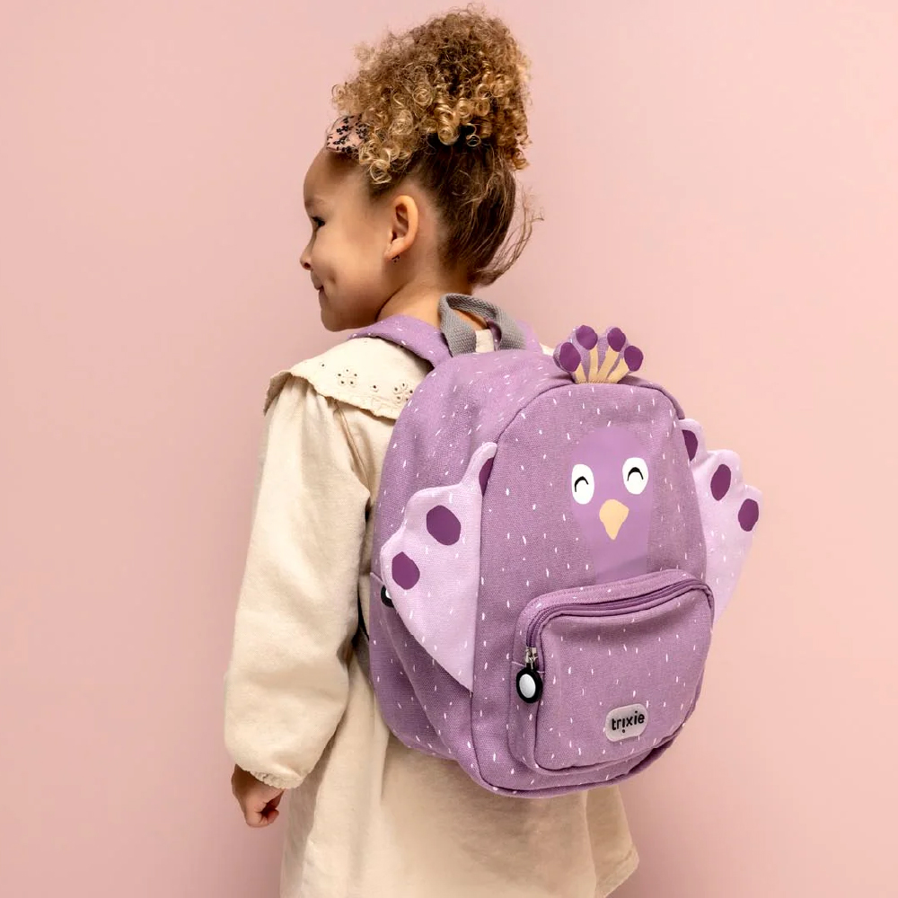 TRIXIE BACKPACK - MRS. PEACOCK กระเป๋าเป้เด็กดีไซน์นกยูง - Image 4