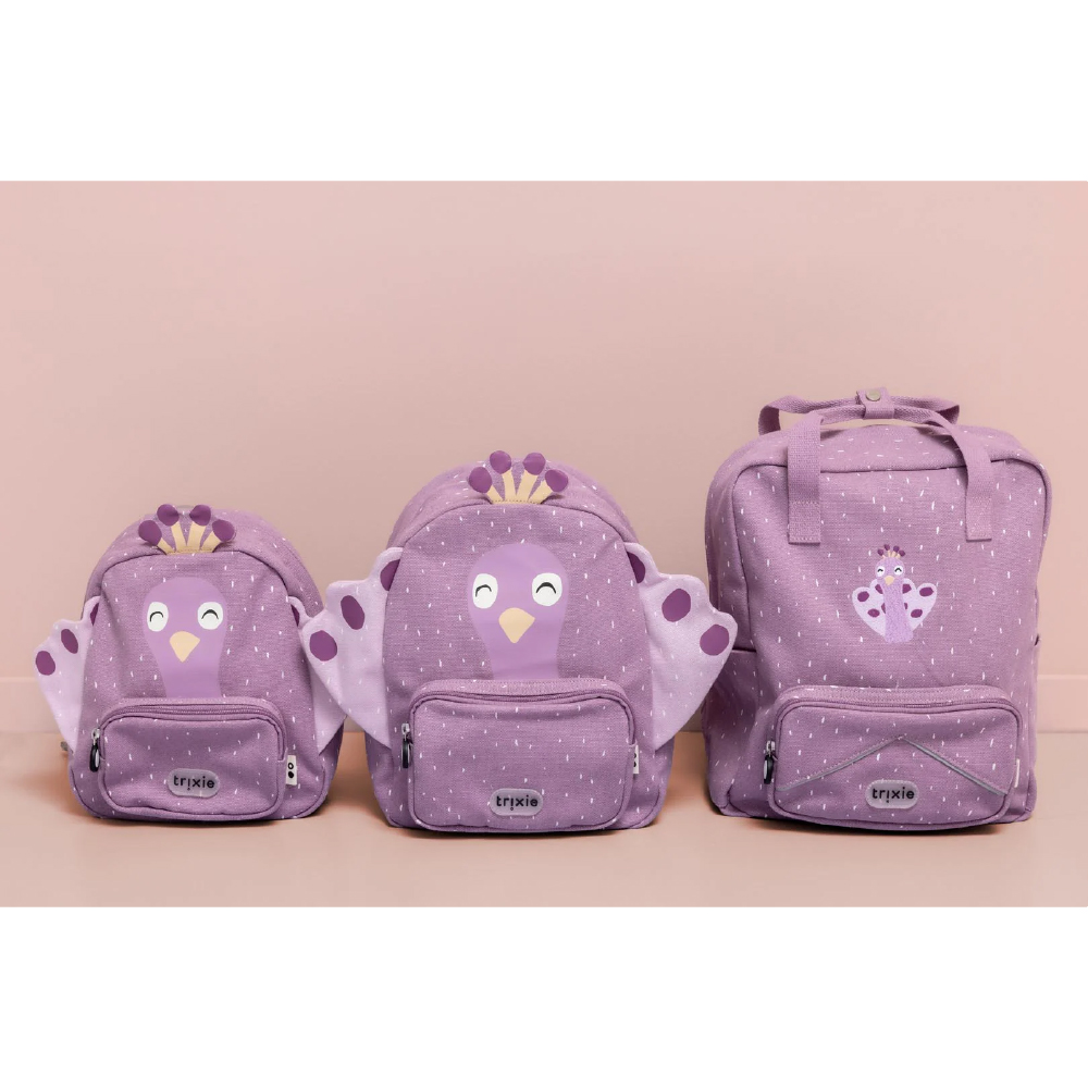 TRIXIE BACKPACK - MRS. PEACOCK กระเป๋าเป้เด็กดีไซน์นกยูง - Image 7