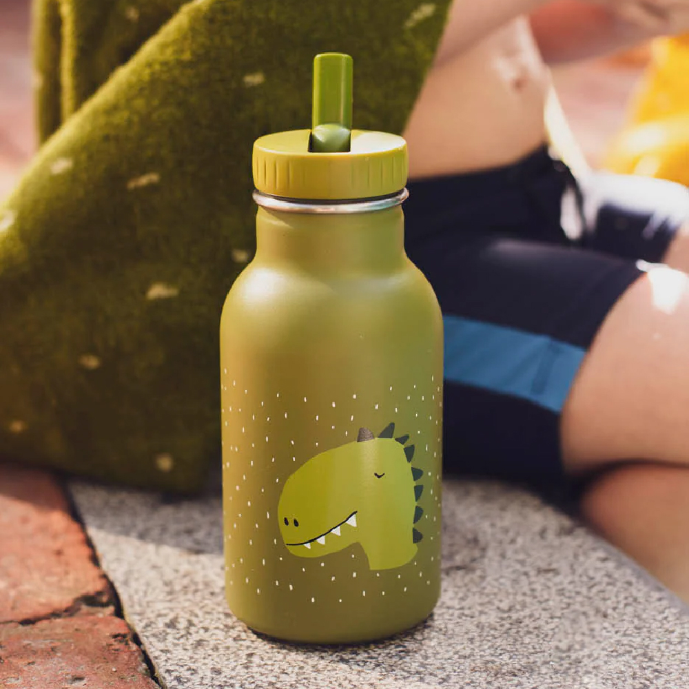 TRIXIE STAINLESS STEEL BOTTLE 350ML - DINO ขวดน้ำสแตนเลส - Image 3